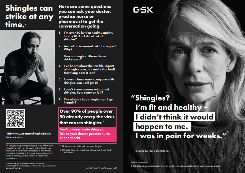Shingles Disease Awareness Patient Leaflet