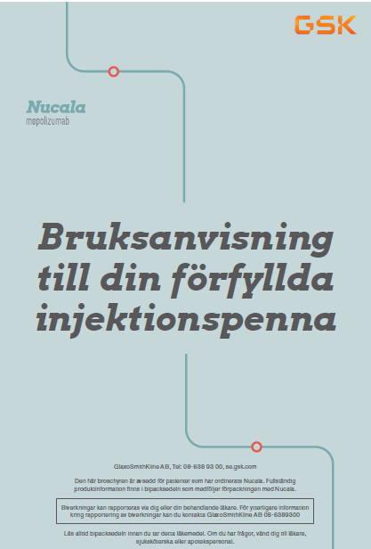 Nucala Bruksanvisning till injektionspenna